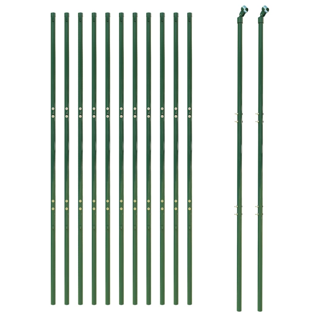 vidaXL Gard de plasă de sârmă, verde, 1,6x25 m vidaXL Gard de plasă de sârmă, verde, 1,6x25 m