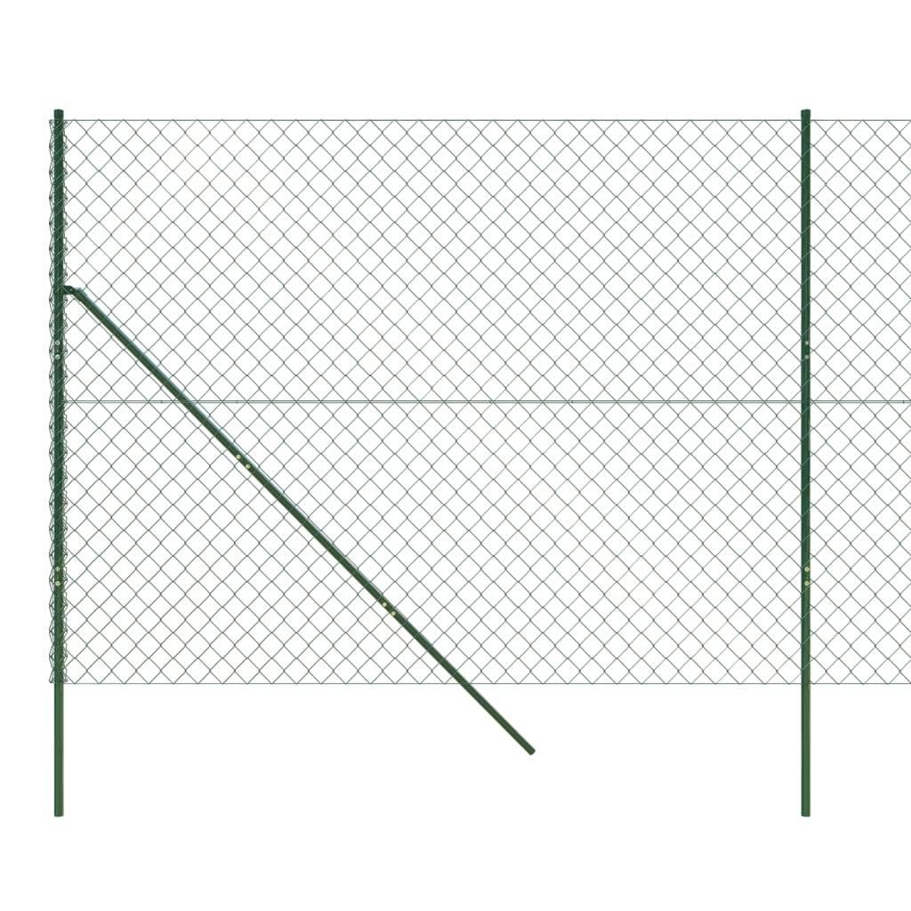 vidaXL Gard de plasă de sârmă, verde, 1,6x25 m vidaXL Gard de plasă de sârmă, verde, 1,6x25 m