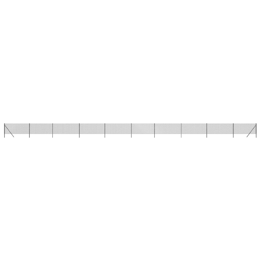 vidaXL Gard plasă de sârmă, antracit, 0,8x25 m vidaXL Gard plasă de sârmă, antracit, 0,8x25 m