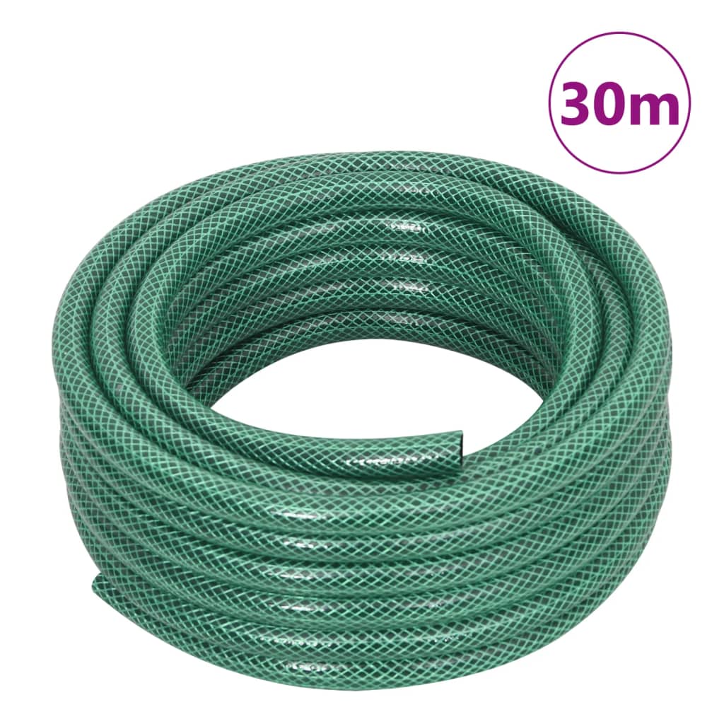 vidaXL Furtun de aer, verde, 0,5", 30 m, PVC