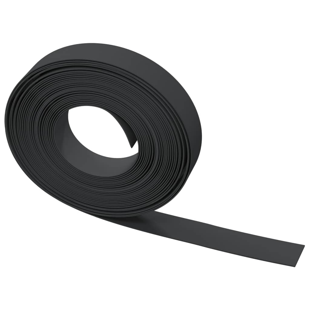 vidaXL Bordură de grădină, negru, 10 m 10 cm, polietilenă vidaXL Bordură de grădină, negru, 10 m 10 cm, polietilenă