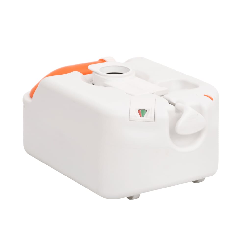 vidaXL Toaletă de camping integrată, alb, 24+17 L HDPE și PP vidaXL Toaletă de camping integrată, alb, 24+17 L HDPE și PP