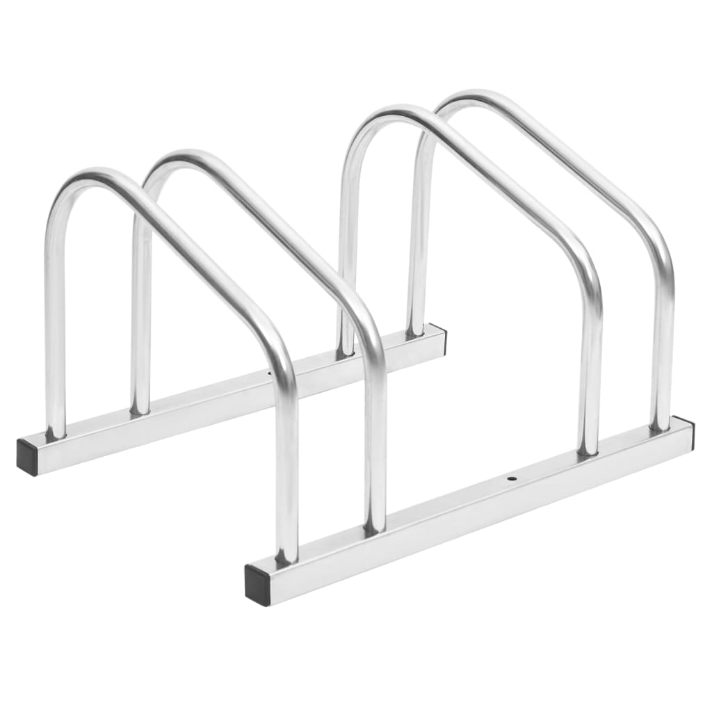 vidaXL Suport de biciclete, pentru 2 biciclete, oțel galvanizat vidaXL Suport de biciclete, pentru 2 biciclete, oțel galvanizat