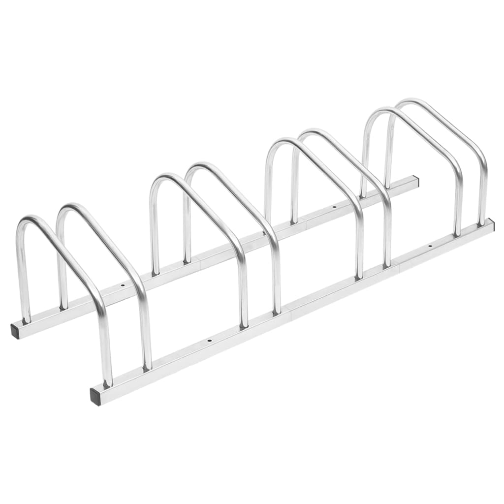 vidaXL Suport de biciclete, pentru 4 biciclete, oțel galvanizat vidaXL Suport de biciclete, pentru 4 biciclete, oțel galvanizat
