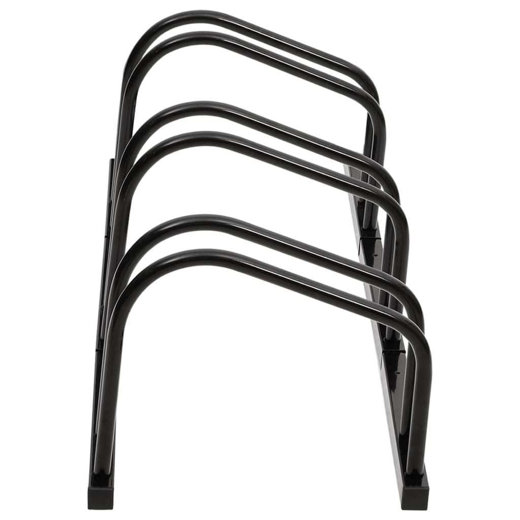 vidaXL Suport pentru biciclete, pentru 3 biciclete, negru, oțel vidaXL Suport pentru biciclete, pentru 3 biciclete, negru, oțel