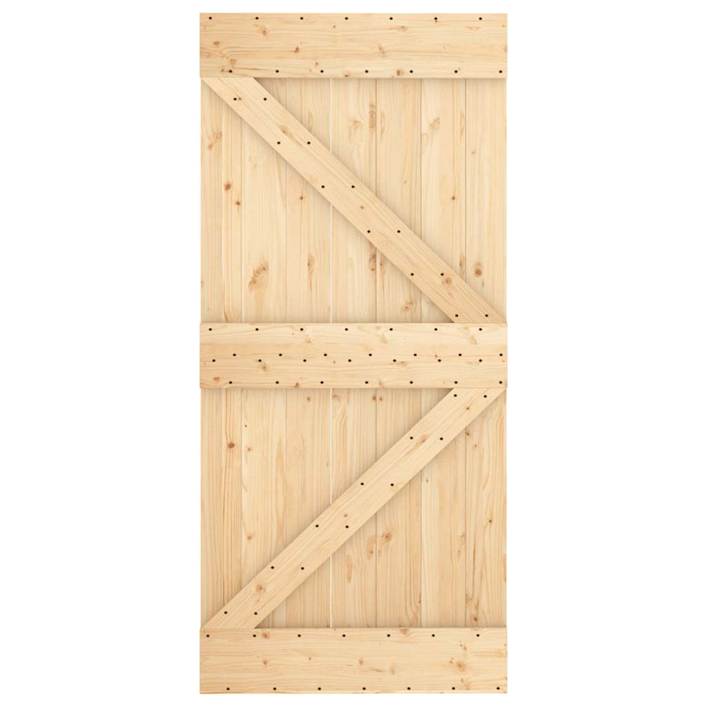 vidaXL Ușă „NARVIK”, 95x210 cm, lemn masiv de pin vidaXL Ușă „NARVIK”, 95x210 cm, lemn masiv de pin