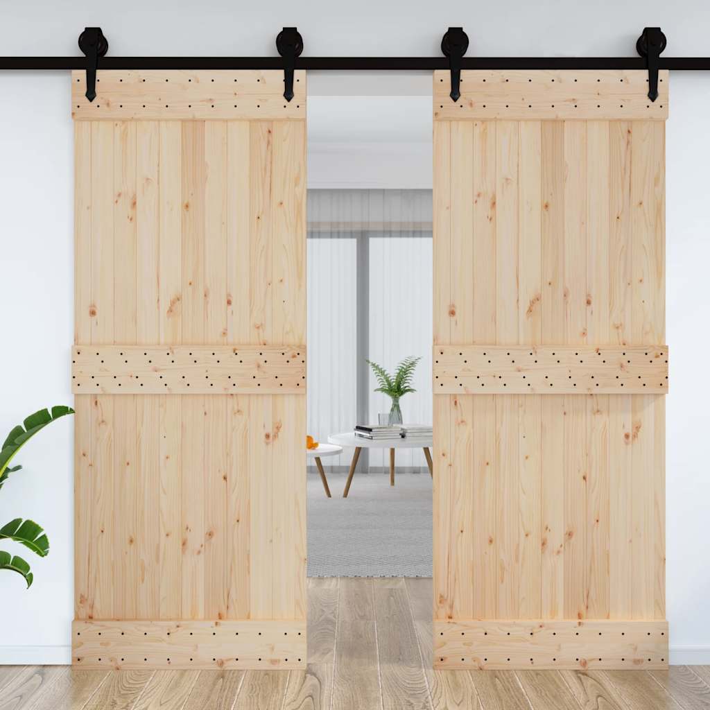 vidaXL Ușă „NARVIK”, 90x210 cm, lemn masiv de pin vidaXL Ușă „NARVIK”, 90x210 cm, lemn masiv de pin