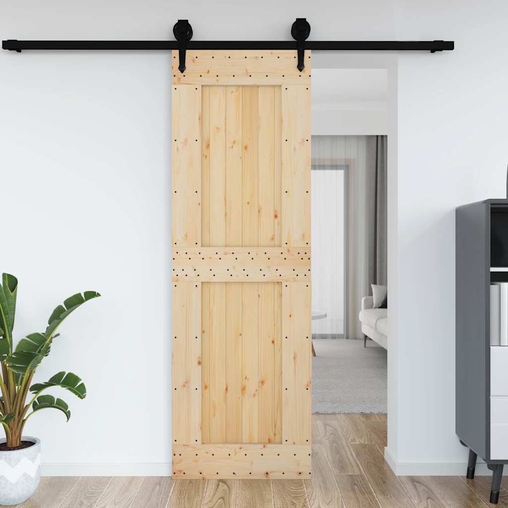 vidaXL Ușă „NARVIK”, 70x210 cm, lemn masiv de pin vidaXL Ușă „NARVIK”, 70x210 cm, lemn masiv de pin