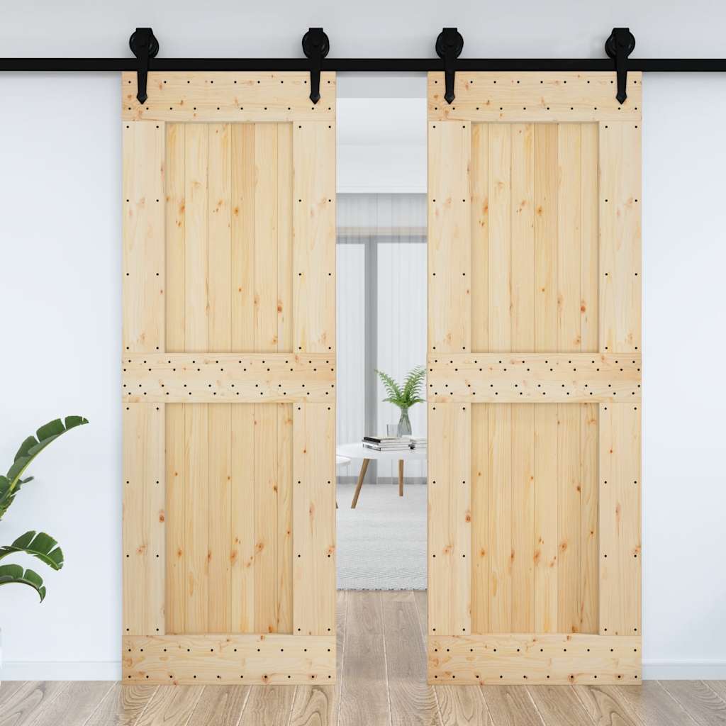 vidaXL Ușă „NARVIK”, 80x210 cm, lemn masiv de pin vidaXL Ușă „NARVIK”, 80x210 cm, lemn masiv de pin