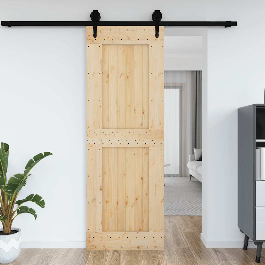 vidaXL Ușă „NARVIK”, 80x210 cm, lemn masiv de pin vidaXL Ușă „NARVIK”, 80x210 cm, lemn masiv de pin