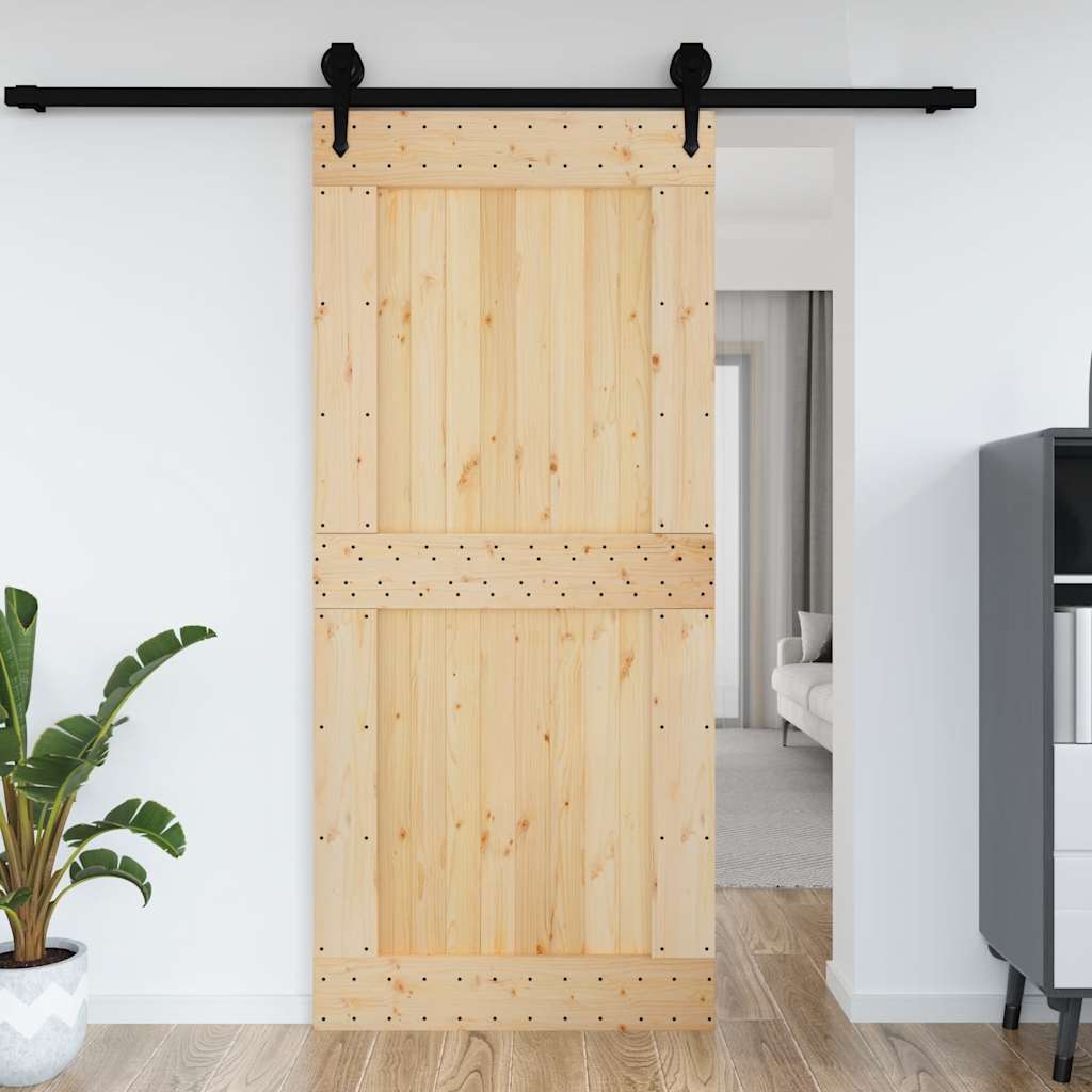 vidaXL Ușă „NARVIK”, 100x210 cm, lemn masiv de pin vidaXL Ușă „NARVIK”, 100x210 cm, lemn masiv de pin