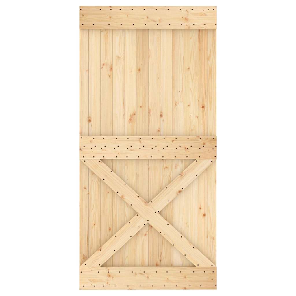 vidaXL Ușă „NARVIK”, 100x210 cm, lemn masiv de pin vidaXL Ușă „NARVIK”, 100x210 cm, lemn masiv de pin