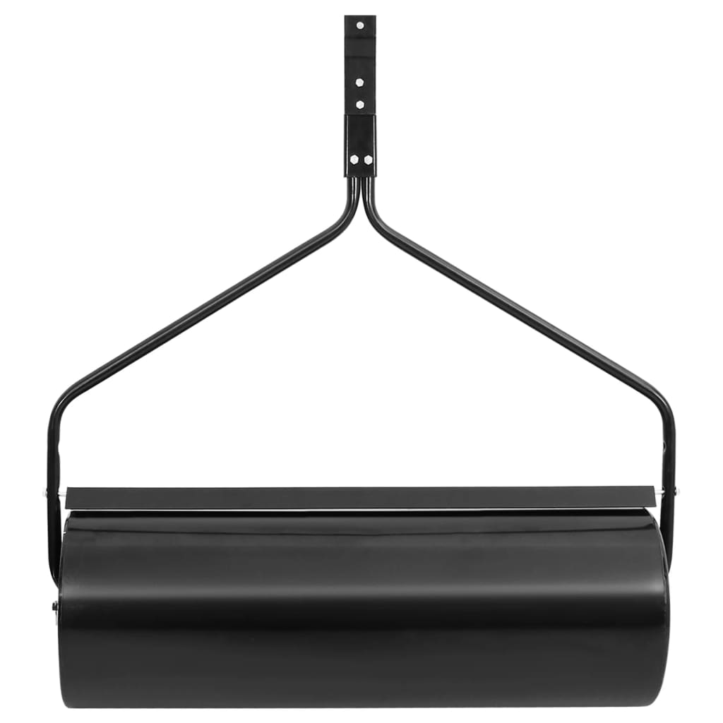vidaXL Tăvălug pentru gazon de grădină de Împins, negru, 63 L, fier vidaXL Tăvălug pentru gazon de grădină de Împins, negru, 63 L, fier