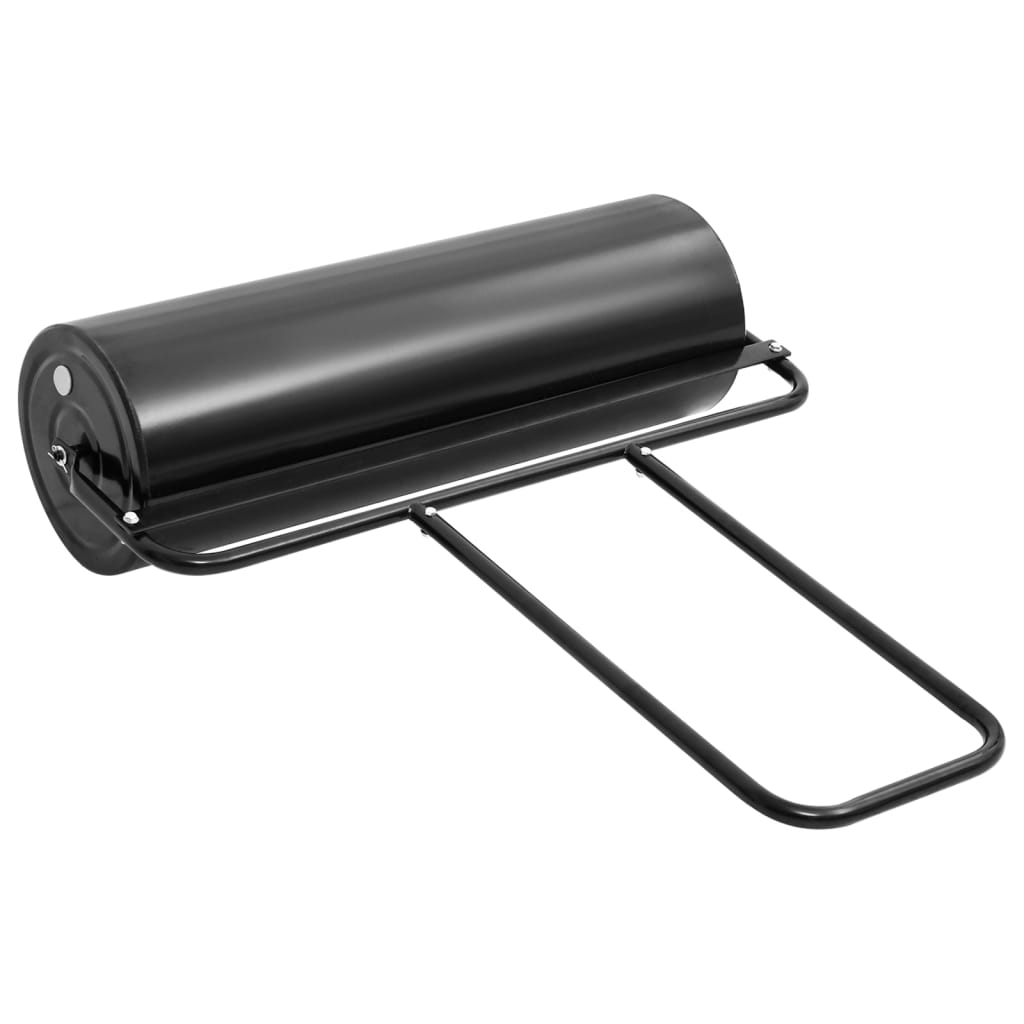 vidaXL Tăvălug gazon pentru grădină de Împins, negru, 63 L, fier și oțel vidaXL Tăvălug gazon pentru grădină de Împins, negru, 63 L, fier și oțel