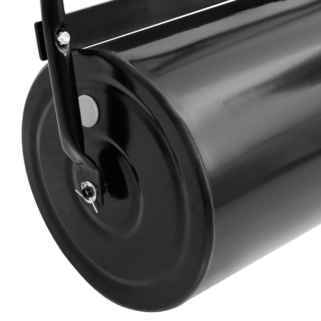 vidaXL Tăvălug gazon pentru grădină de Împins, negru, 63 L, fier și oțel vidaXL Tăvălug gazon pentru grădină de Împins, negru, 63 L, fier și oțel