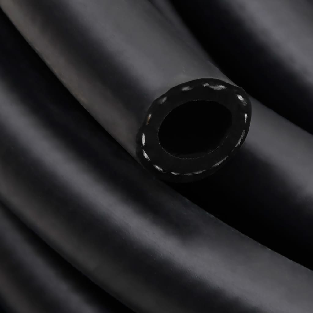 vidaXL Furtun de aer hibrid, negru, 0,6", 10 m, cauciuc și PVC vidaXL Furtun de aer hibrid, negru, 0,6", 10 m, cauciuc și PVC