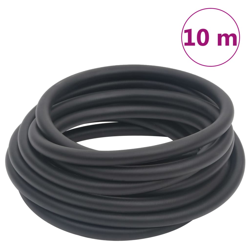 vidaXL Furtun de aer hibrid, negru, 0,6", 10 m, cauciuc și PVC vidaXL Furtun de aer hibrid, negru, 0,6", 10 m, cauciuc și PVC