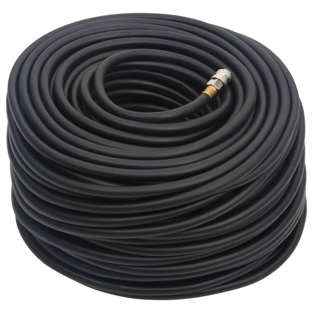 vidaXL Furtun de aer hibrid, negru, 0,6", 20 m, cauciuc și PVC vidaXL Furtun de aer hibrid, negru, 0,6", 20 m, cauciuc și PVC