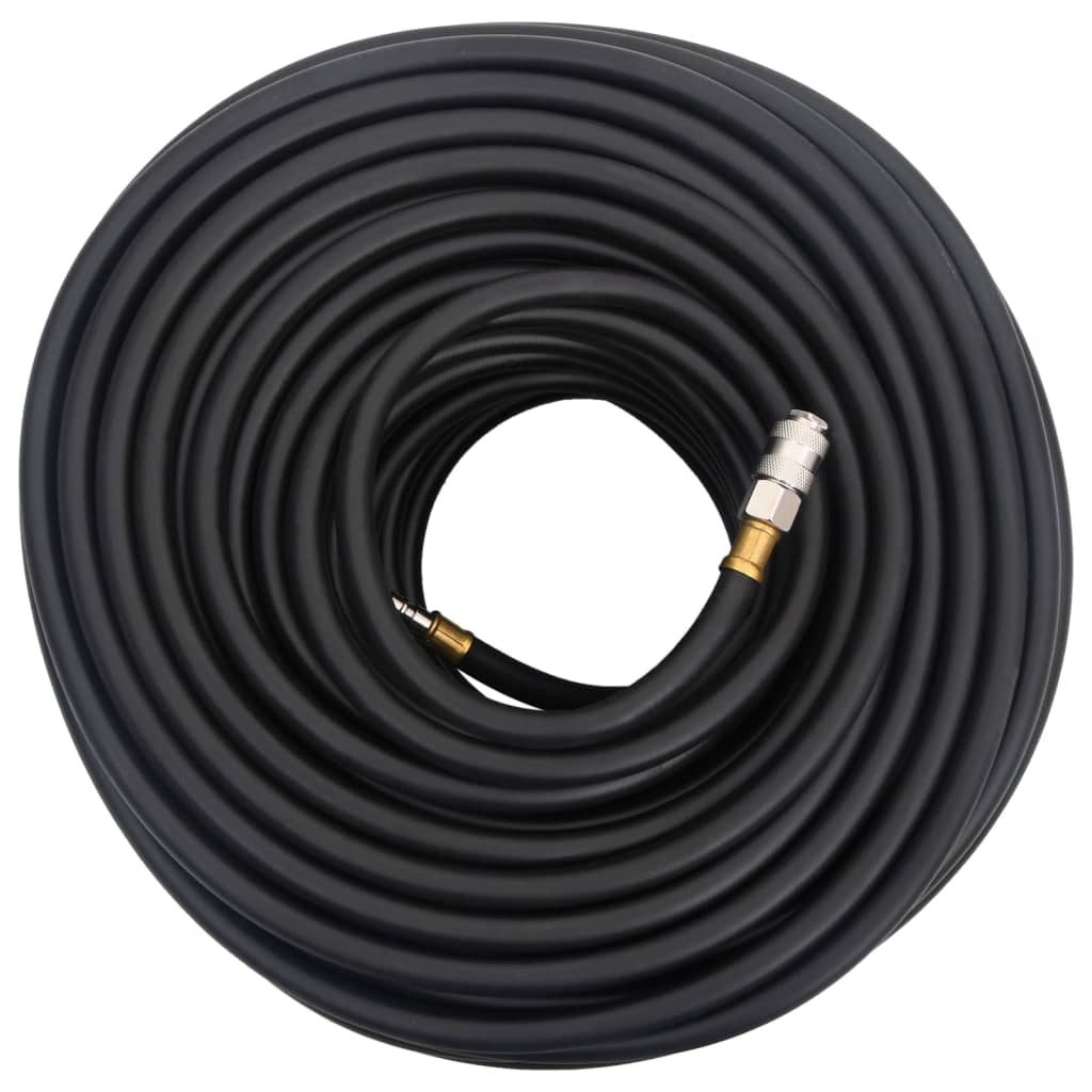 vidaXL Furtun de aer hibrid, negru, 0,6", 20 m, cauciuc și PVC vidaXL Furtun de aer hibrid, negru, 0,6", 20 m, cauciuc și PVC