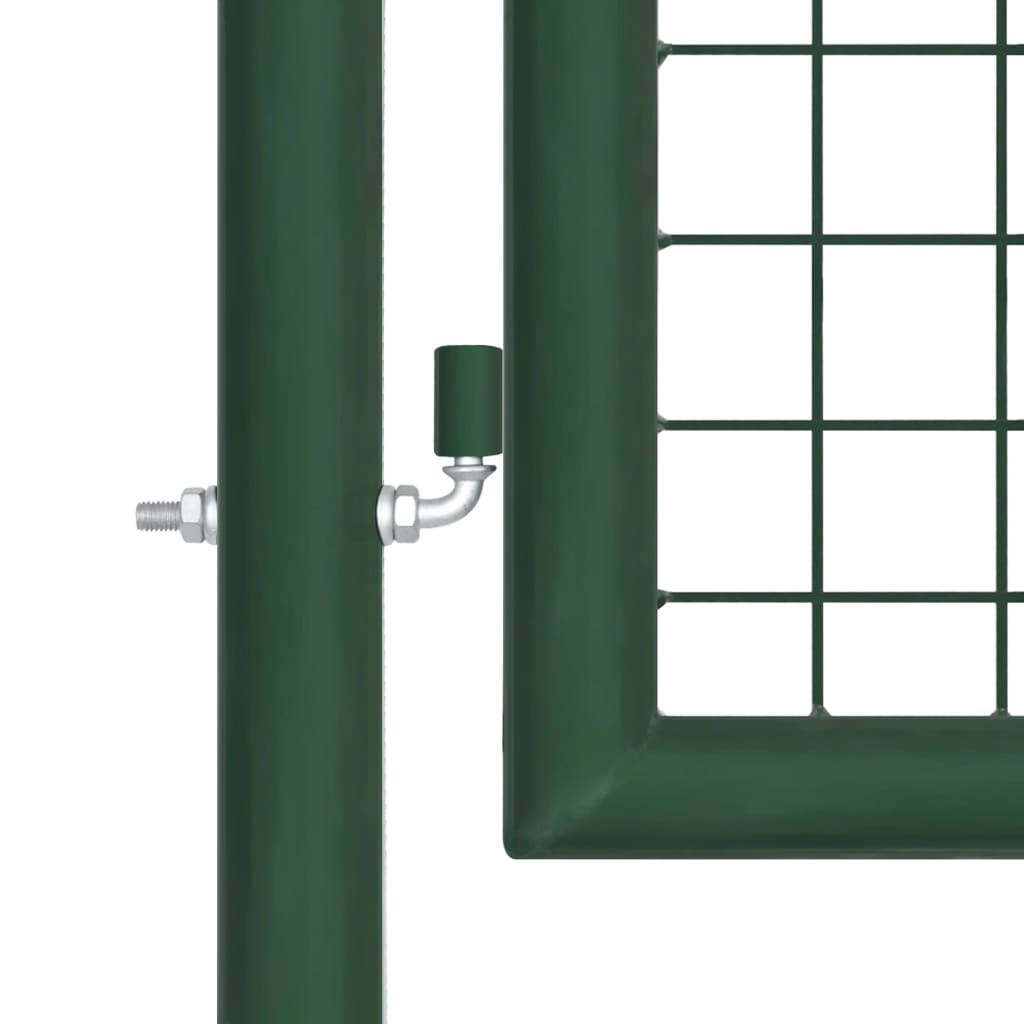 vidaXL Poartă de grădină din plasă, verde, 500x175 cm, oțel galvanizat vidaXL Poartă de grădină din plasă, verde, 500x175 cm, oțel galvanizat