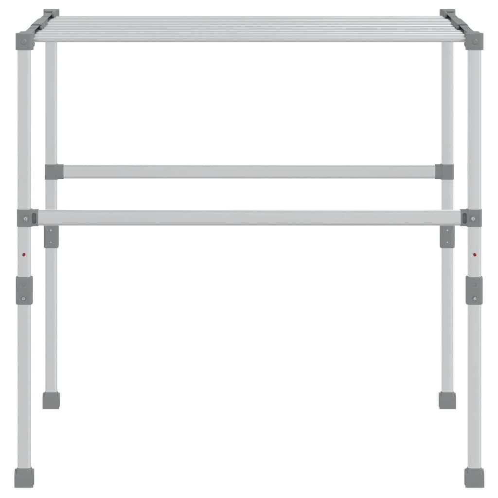 vidaXL Uscător de rufe, 83x(50-55)x(40-85) cm, aluminiu vidaXL Uscător de rufe, 83x(50-55)x(40-85) cm, aluminiu