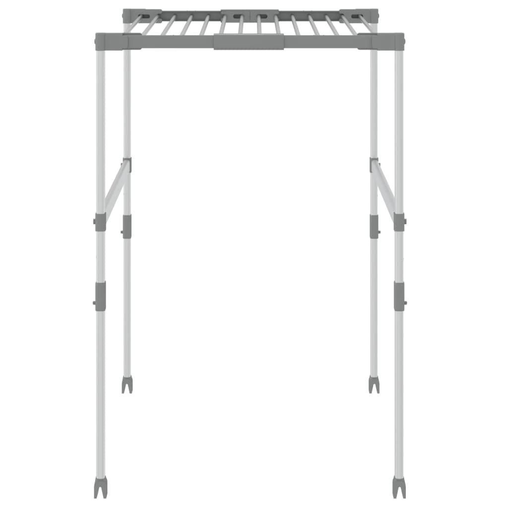 vidaXL Uscător de rufe, 83x(50-55)x(40-85) cm, aluminiu vidaXL Uscător de rufe, 83x(50-55)x(40-85) cm, aluminiu