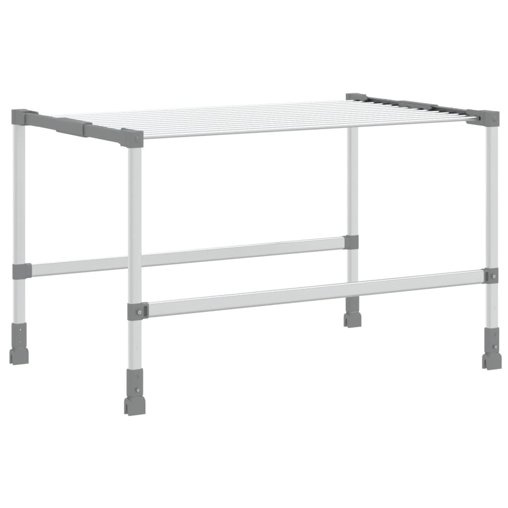 vidaXL Uscător de rufe, 83x(50-55)x(40-85) cm, aluminiu vidaXL Uscător de rufe, 83x(50-55)x(40-85) cm, aluminiu