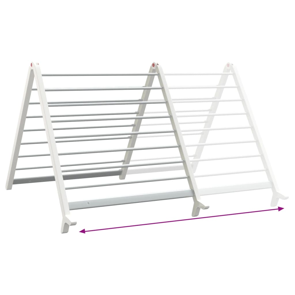 vidaXL Suport de uscare pentru cadă extensibil, 53-90 cm, aluminiu vidaXL Suport de uscare pentru cadă extensibil, 53-90 cm, aluminiu