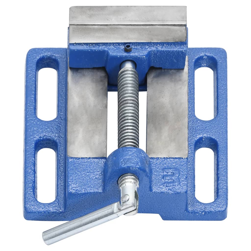 vidaXL Menghină pentru presă de frezat, albastru, 76 mm, fontă vidaXL Menghină pentru presă de frezat, albastru, 76 mm, fontă