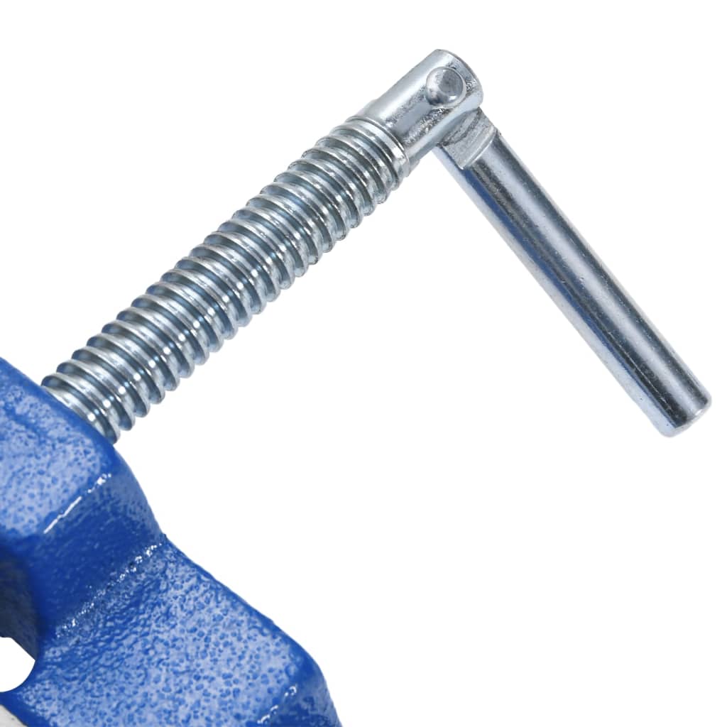 vidaXL Menghină pentru presă de frezat, albastru, 100 mm, fontă vidaXL Menghină pentru presă de frezat, albastru, 100 mm, fontă