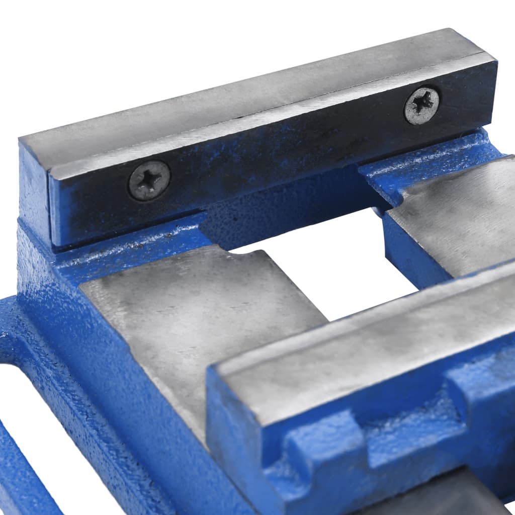 vidaXL Menghină pentru presă de frezat, albastru, 121 mm, fontă vidaXL Menghină pentru presă de frezat, albastru, 121 mm, fontă