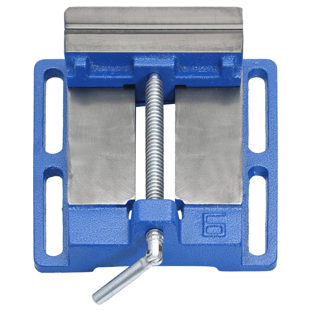 vidaXL Menghină pentru presă de frezat, albastru, 150 mm, fontă vidaXL Menghină pentru presă de frezat, albastru, 150 mm, fontă