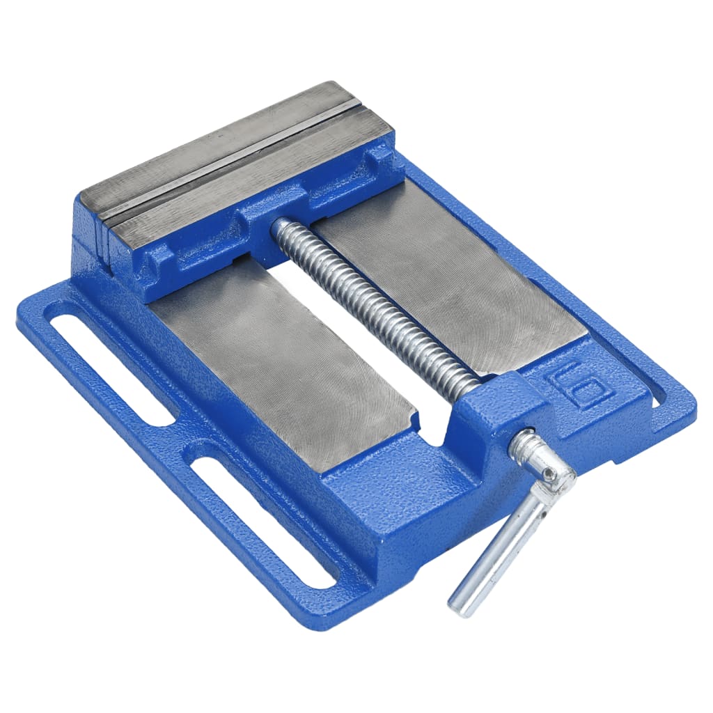 vidaXL Menghină pentru presă de frezat, albastru, 150 mm, fontă vidaXL Menghină pentru presă de frezat, albastru, 150 mm, fontă