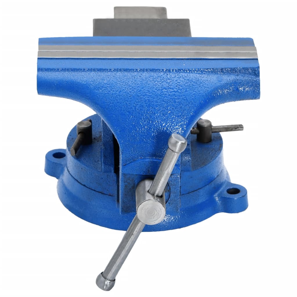 vidaXL Menghină de banc, albastru, 150 mm, fontă vidaXL Menghină de banc, albastru, 150 mm, fontă