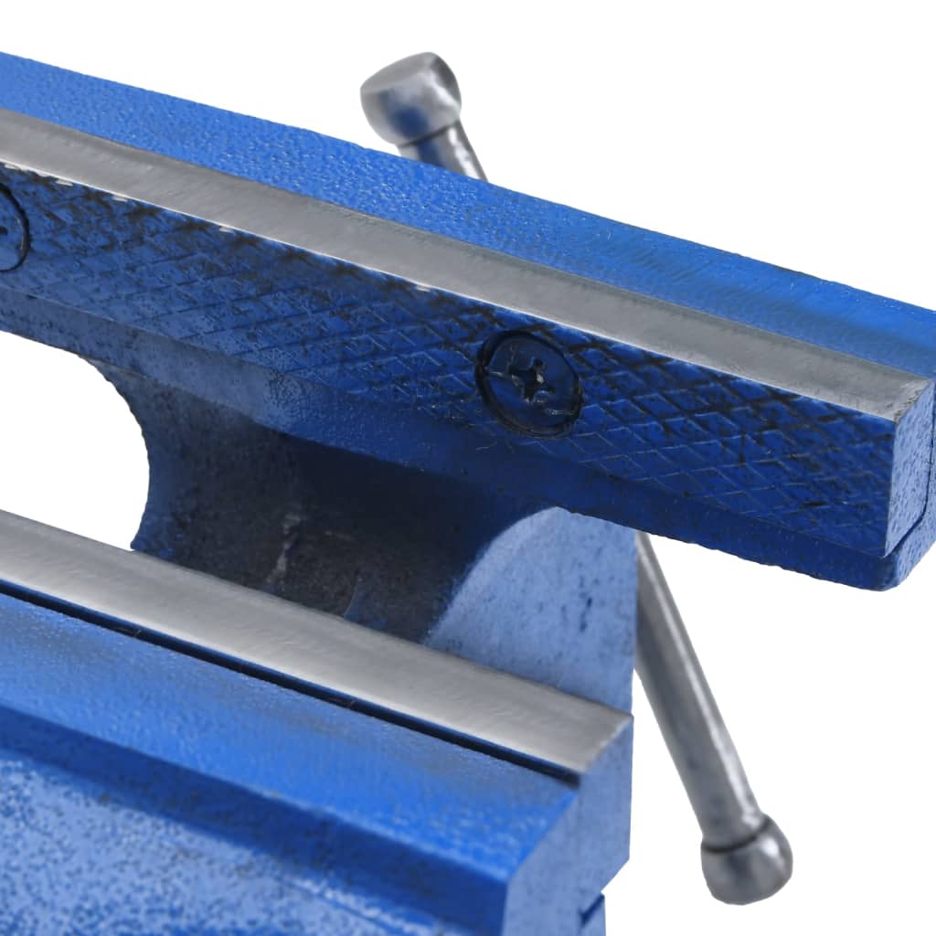 vidaXL Menghină de banc, albastru, 150 mm, fontă vidaXL Menghină de banc, albastru, 150 mm, fontă
