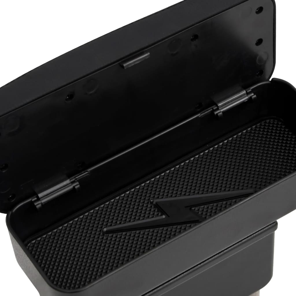 vidaXL Cotieră auto universală, negru, 23x8x(30-38) cm ABS vidaXL Cotieră auto universală, negru, 23x8x(30-38) cm ABS