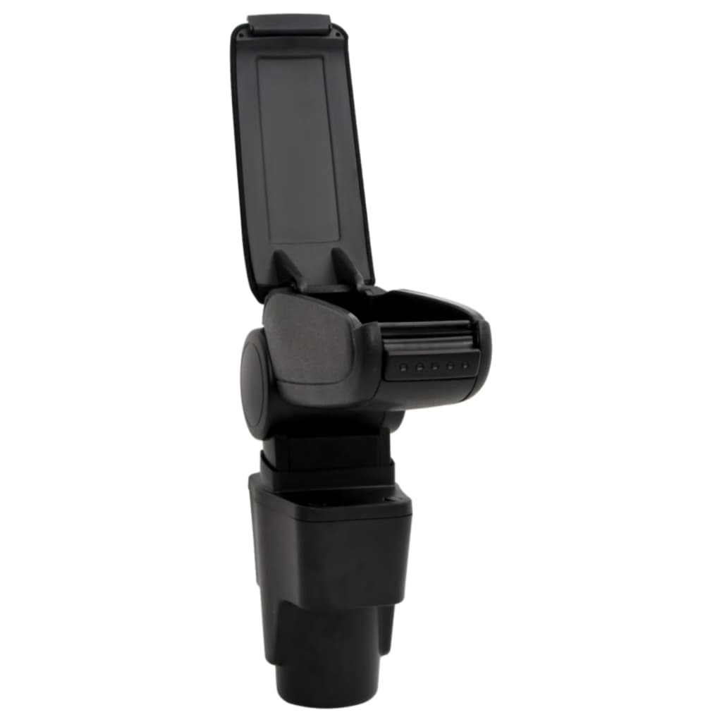vidaXL Cotieră auto, negru, 13x34x(36,5-53) cm ABS vidaXL Cotieră auto, negru, 13x34x(36,5-53) cm ABS