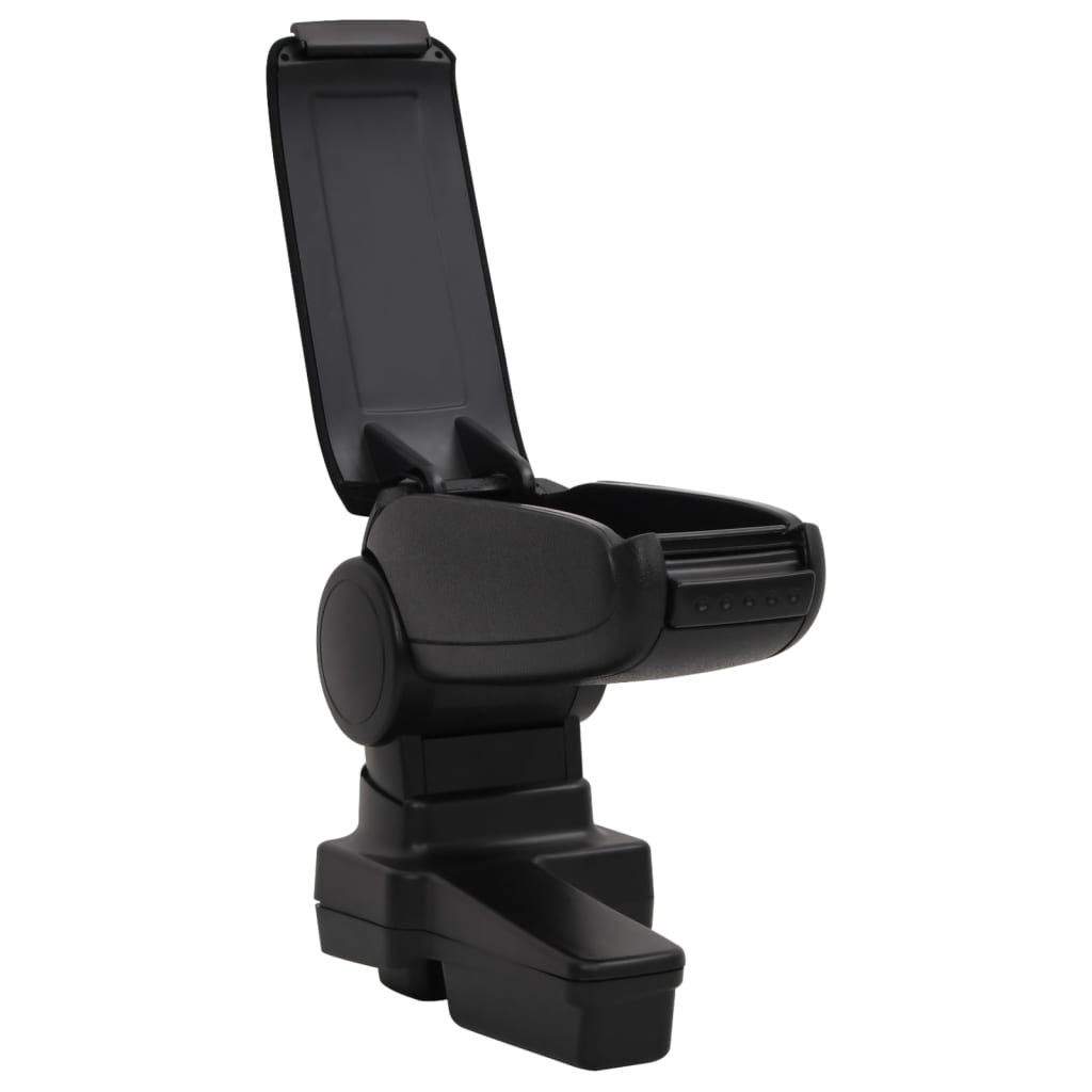 vidaXL Cotieră auto, negru, 14,5x32x(27-46) cm ABS vidaXL Cotieră auto, negru, 14,5x32x(27-46) cm ABS