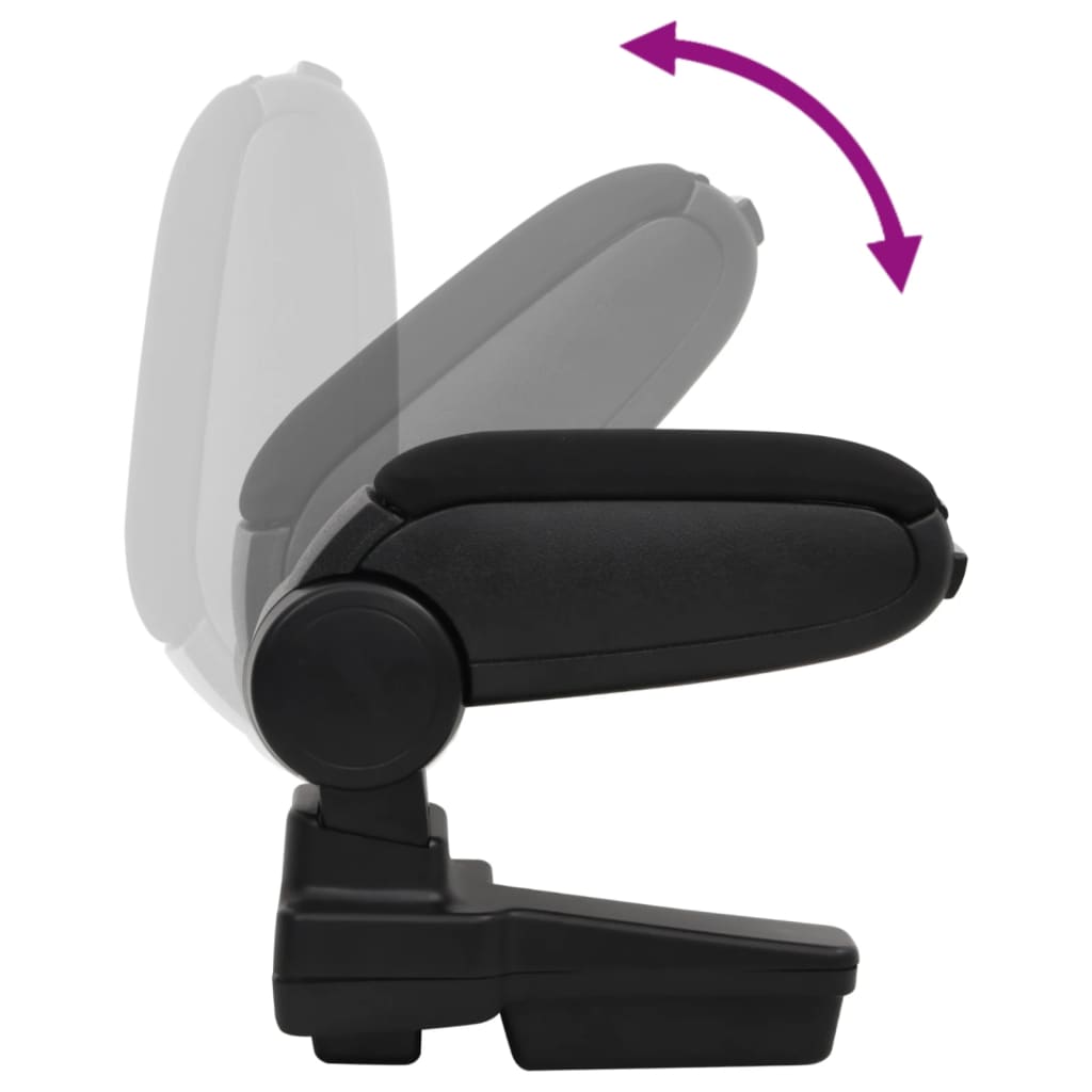 vidaXL Cotieră auto, negru, 14,5x32x(27-46) cm ABS vidaXL Cotieră auto, negru, 14,5x32x(27-46) cm ABS