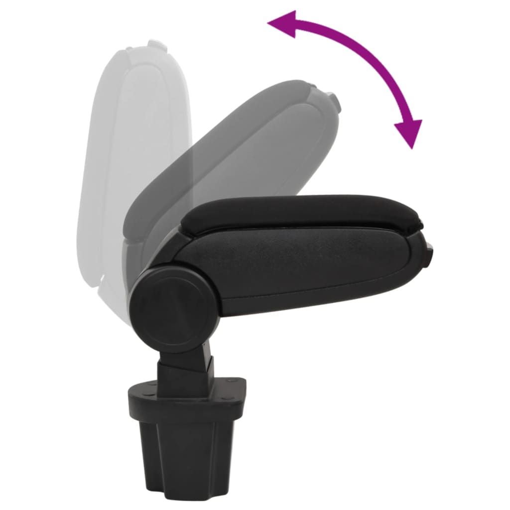vidaXL Cotieră auto, negru, 13,5x32,5x(31-46,5) cm ABS vidaXL Cotieră auto, negru, 13,5x32,5x(31-46,5) cm ABS