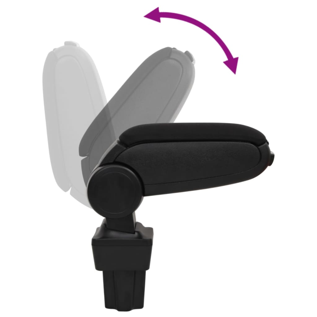 vidaXL Cotieră auto, negru, 11,5x32x(30-50) cm ABS vidaXL Cotieră auto, negru, 11,5x32x(30-50) cm ABS