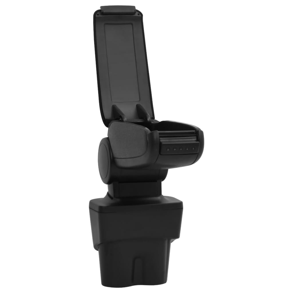 vidaXL Cotieră auto, negru, 17x32x(35,5-52) cm ABS vidaXL Cotieră auto, negru, 17x32x(35,5-52) cm ABS