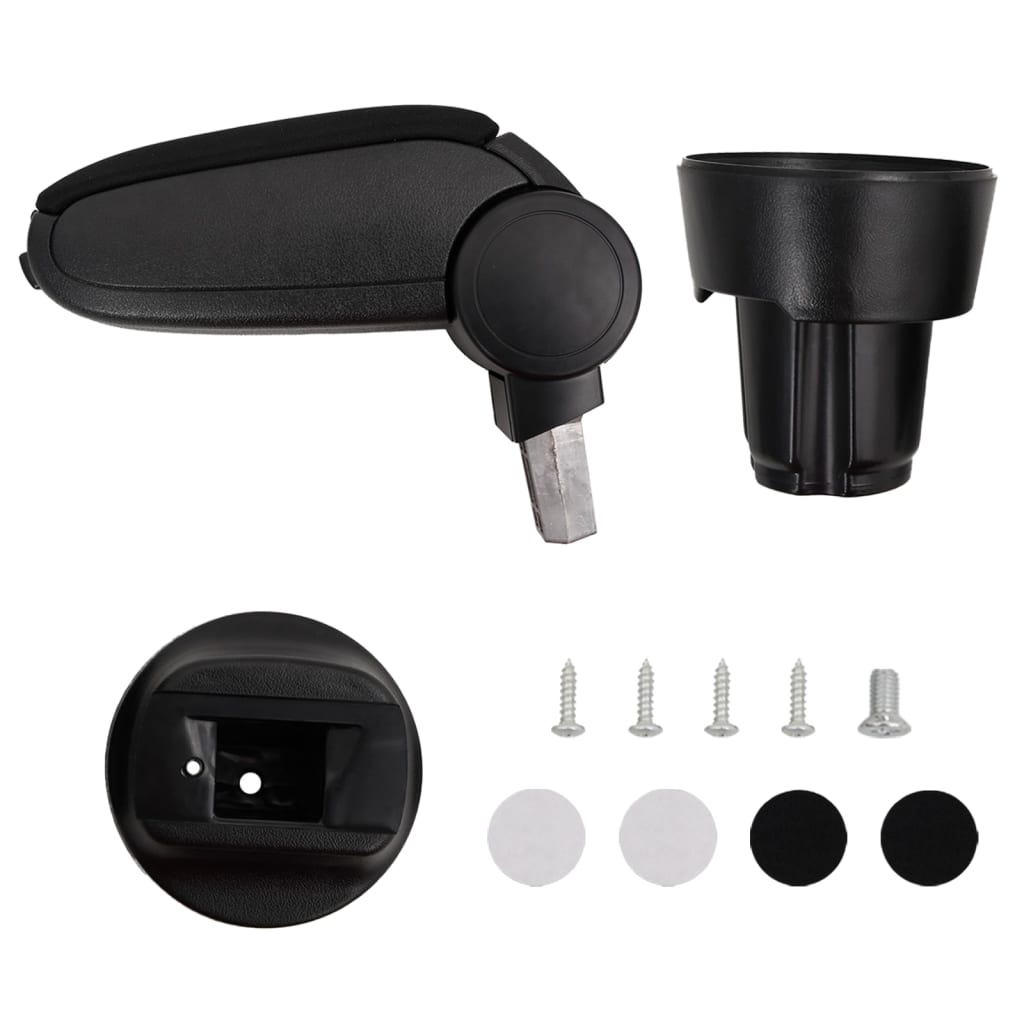 vidaXL Cotieră auto, negru, 13x33x(33-49) cm ABS vidaXL Cotieră auto, negru, 13x33x(33-49) cm ABS