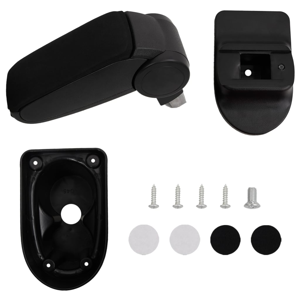 vidaXL Cotieră auto, negru, 13x36x(30-46) cm ABS vidaXL Cotieră auto, negru, 13x36x(30-46) cm ABS