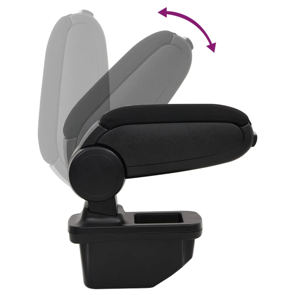 vidaXL Cotieră auto, negru, 14x33x(30-45,5) cm ABS vidaXL Cotieră auto, negru, 14x33x(30-45,5) cm ABS