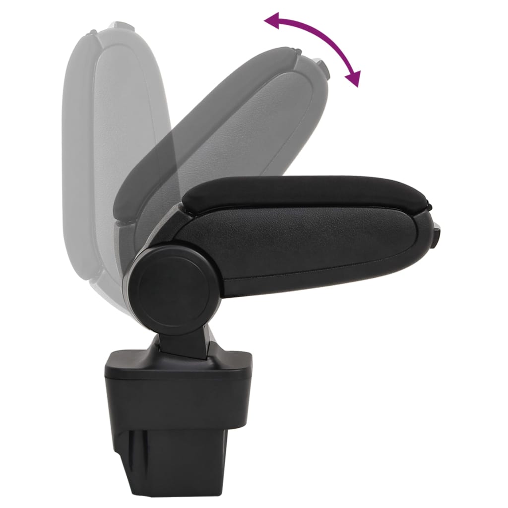 vidaXL Cotieră auto, negru, 13x34x(33-46) cm ABS vidaXL Cotieră auto, negru, 13x34x(33-46) cm ABS