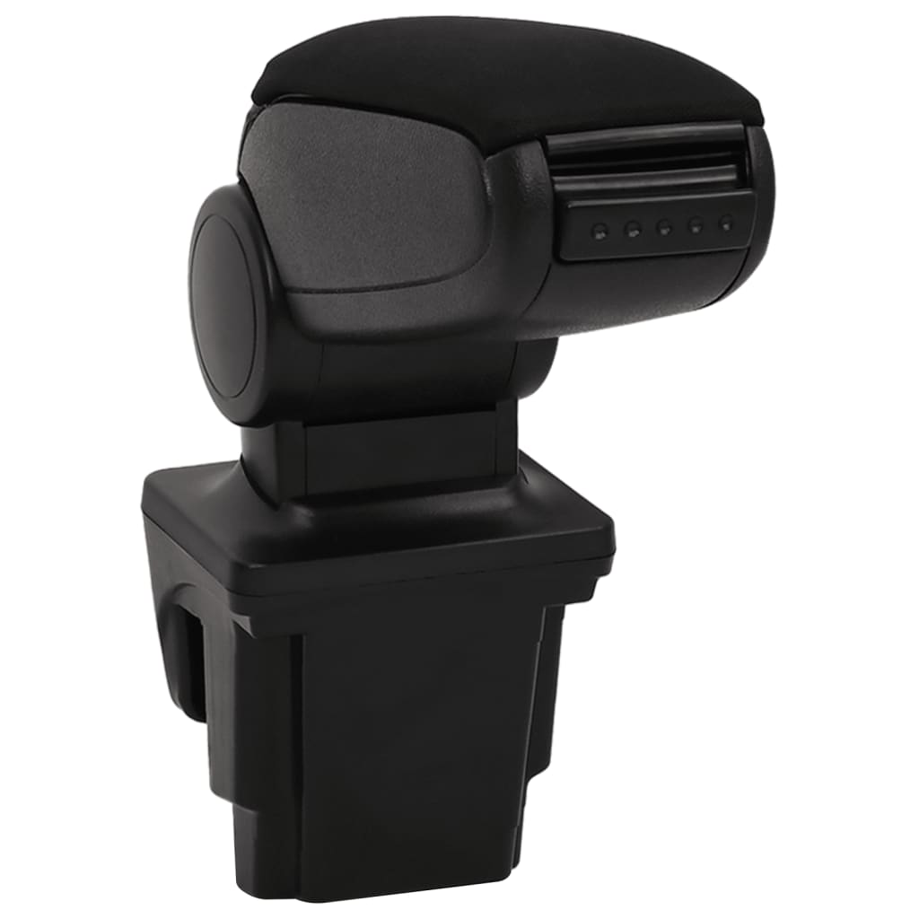 vidaXL Cotieră auto, negru, 16x32x(35-50,5) cm ABS vidaXL Cotieră auto, negru, 16x32x(35-50,5) cm ABS