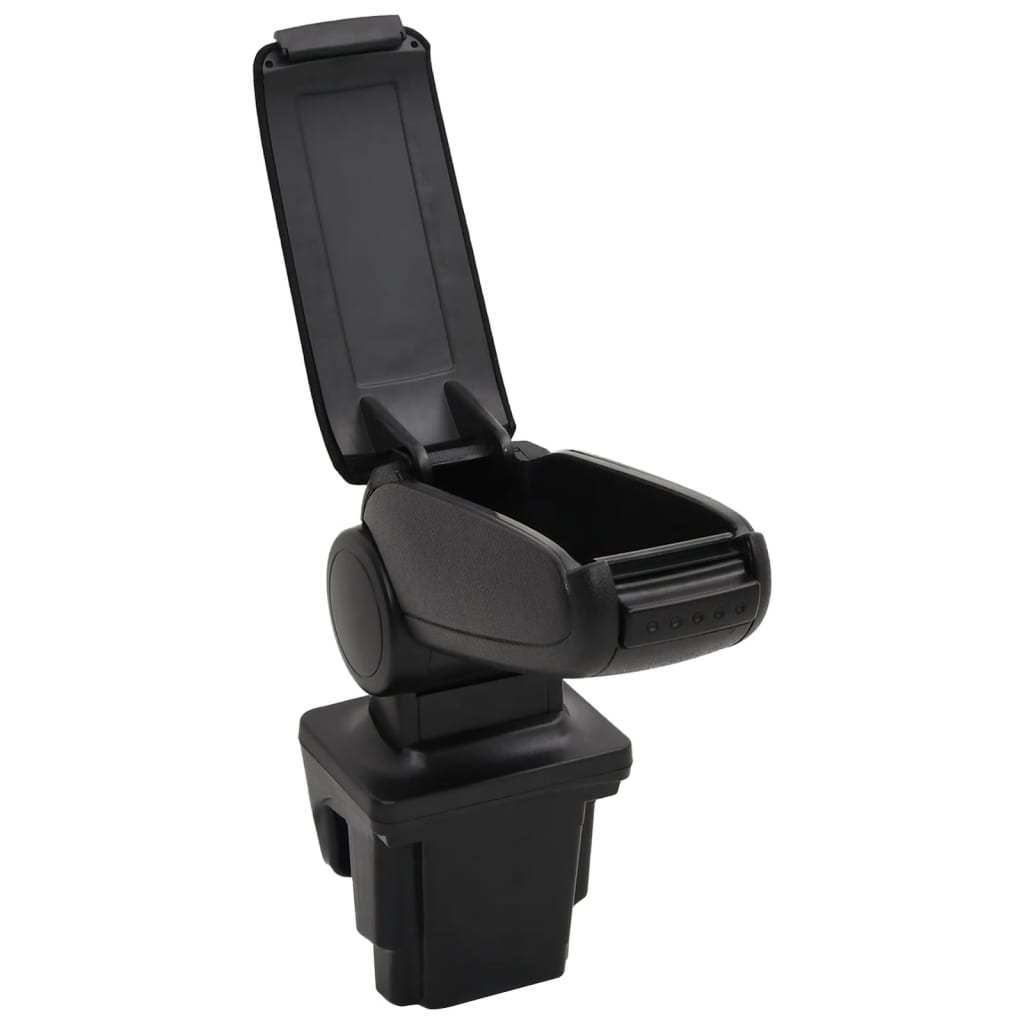 vidaXL Cotieră auto, negru, 16x32x(35-50,5) cm ABS vidaXL Cotieră auto, negru, 16x32x(35-50,5) cm ABS