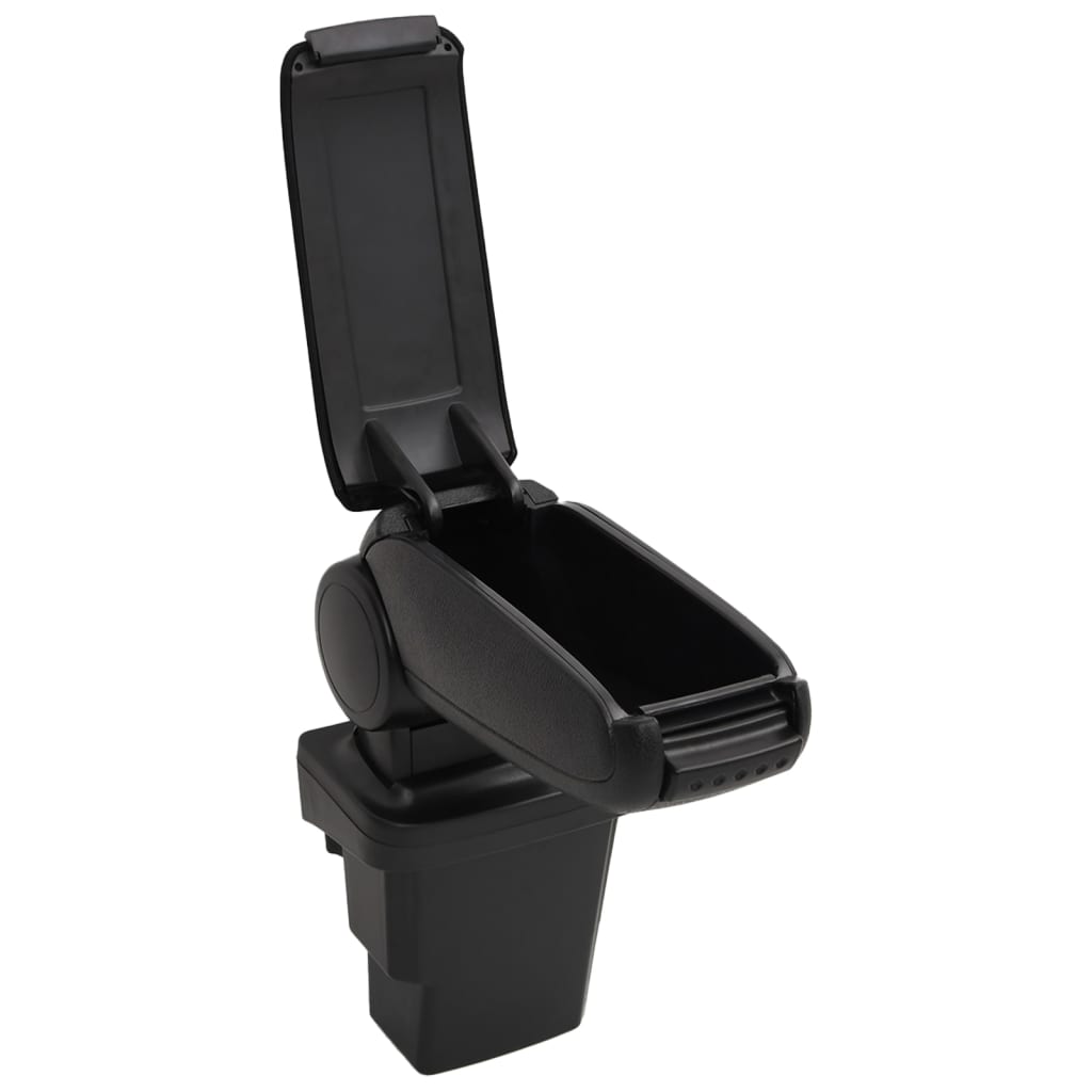 vidaXL Cotieră auto, negru, 17x32x(37-53) cm ABS vidaXL Cotieră auto, negru, 17x32x(37-53) cm ABS