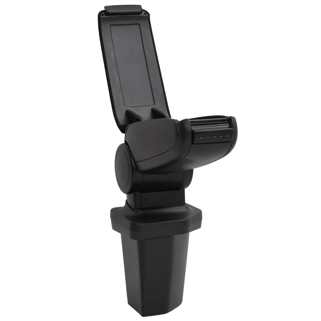 vidaXL Cotieră auto, negru, 15x32x(40-52) cm ABS vidaXL Cotieră auto, negru, 15x32x(40-52) cm ABS